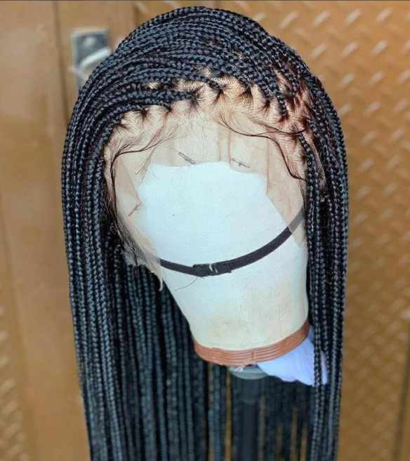 Knotless Braids Box Braids Lace Wigs